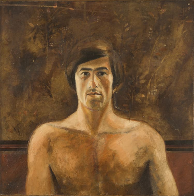 Yiannis Kyrou, “Portrait”, Oil on canvas