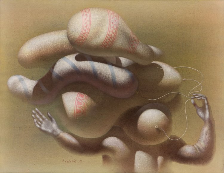 Κελαϊδής Βασίλης, Χωρίς τίτλο (1987), Λάδι σε καμβά